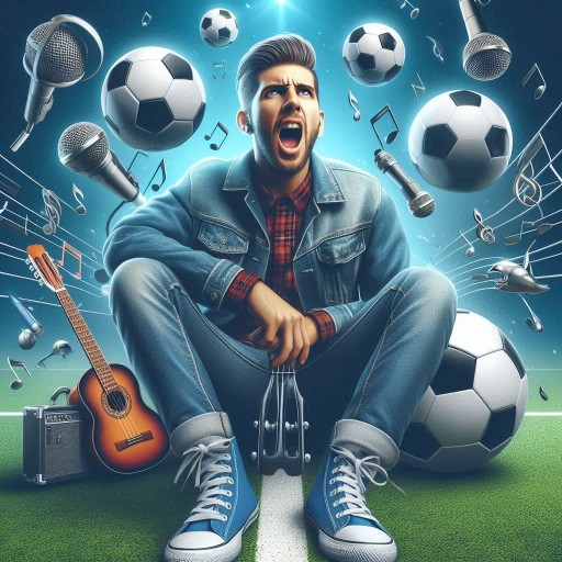 Are there any footballers who are also musicians?